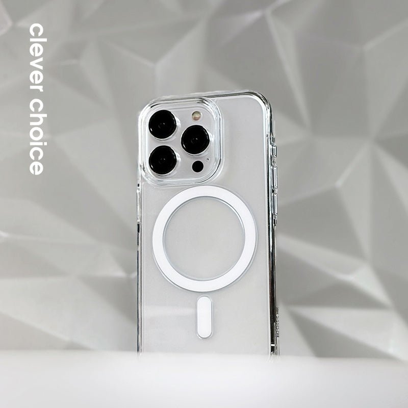Crong iPhone 16 Pro Clear Mag Pro - Σκληρή Θήκη με MagSafe - Clear