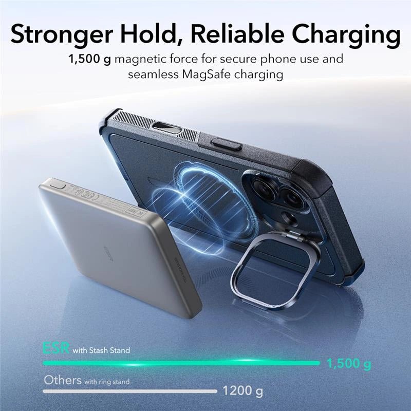 ESR iPhone 17 Cyber Kickstand - Σκληρή Θήκη με Stand και MagSafe - Black