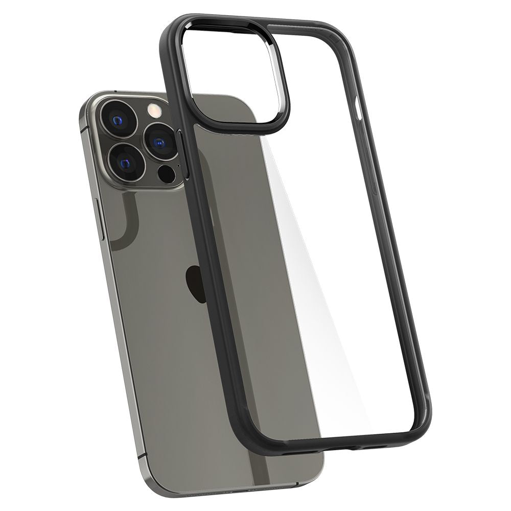 Spigen iPhone 13 Pro Max Ultra Hybrid Σκληρή Θήκη με Πλαίσιο Σιλικόνης - Matte Black