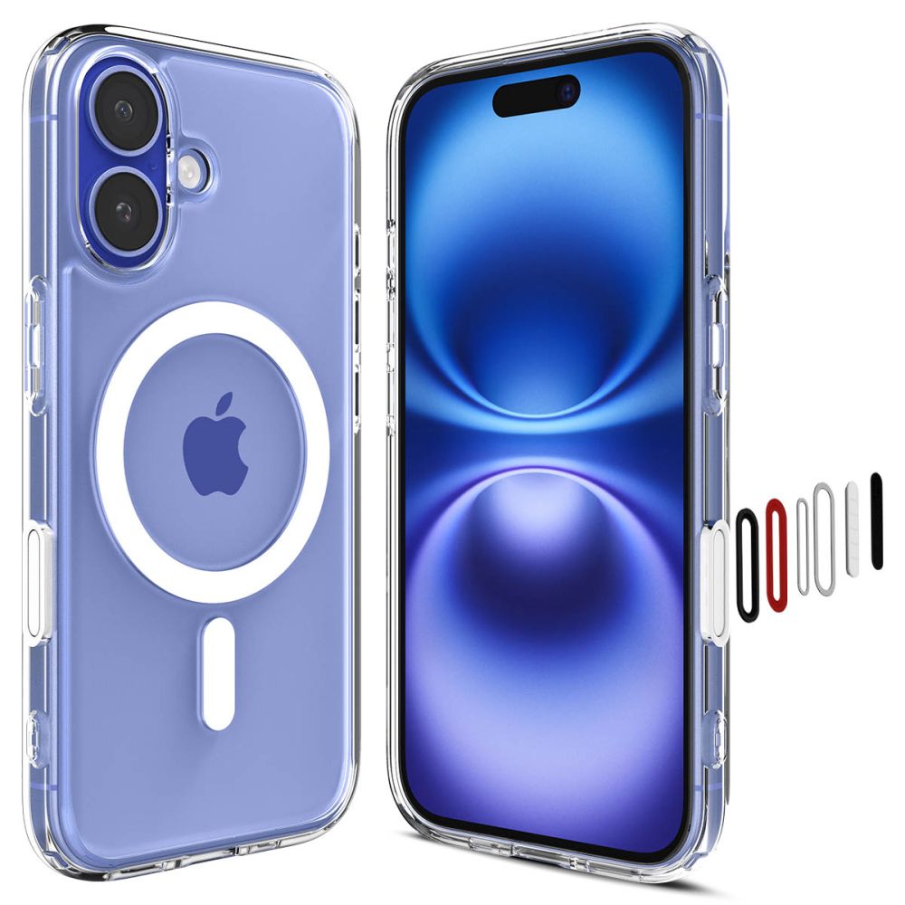 Spigen iPhone 16 Ultra Hybrid T Mag Σκληρή Θήκη με Πλαίσιο Σιλικόνης με MagSafe - White