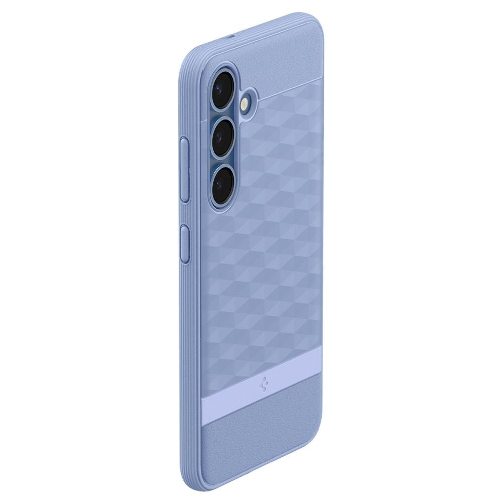 Spigen Samsung Galaxy S25 - Parallax Mag Θήκη Σιλικόνης με Σκληρό Πλαίσιο και MagSafe - Purple Ish