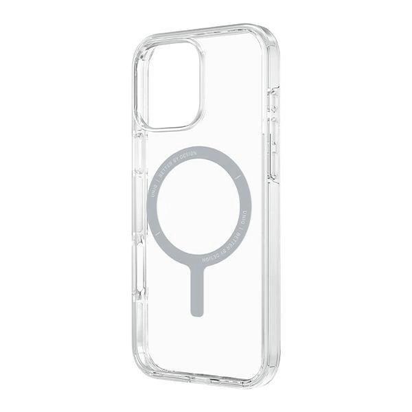 Uniq iPhone 16 Pro Clario Eco - Friendly Σκληρή Θήκη με Πλαίσιο Σιλικόνης και MagSafe - Διάφανη