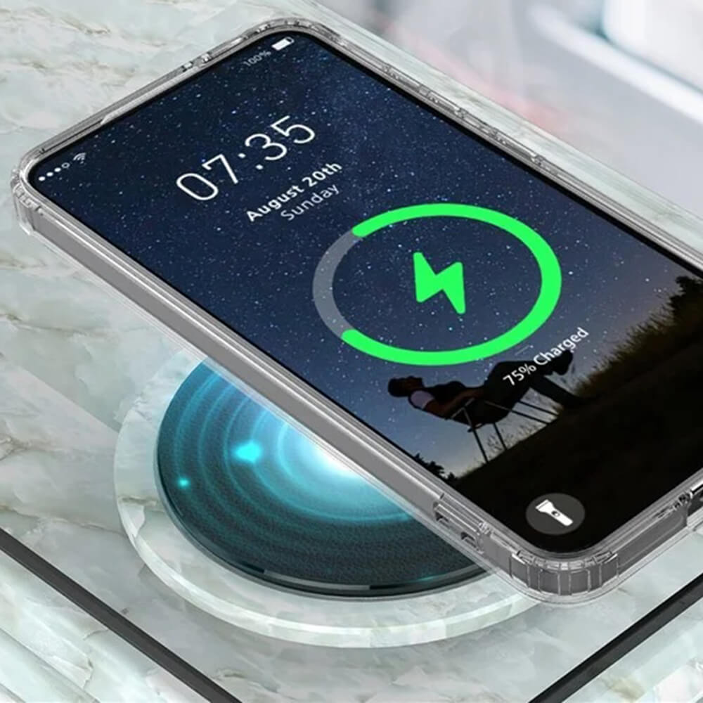 Techsuit Samsung Galaxy S25 - MagSafe Pro - Σκληρή Θήκη με Πλαίσιο Σιλικόνης - Διάφανη