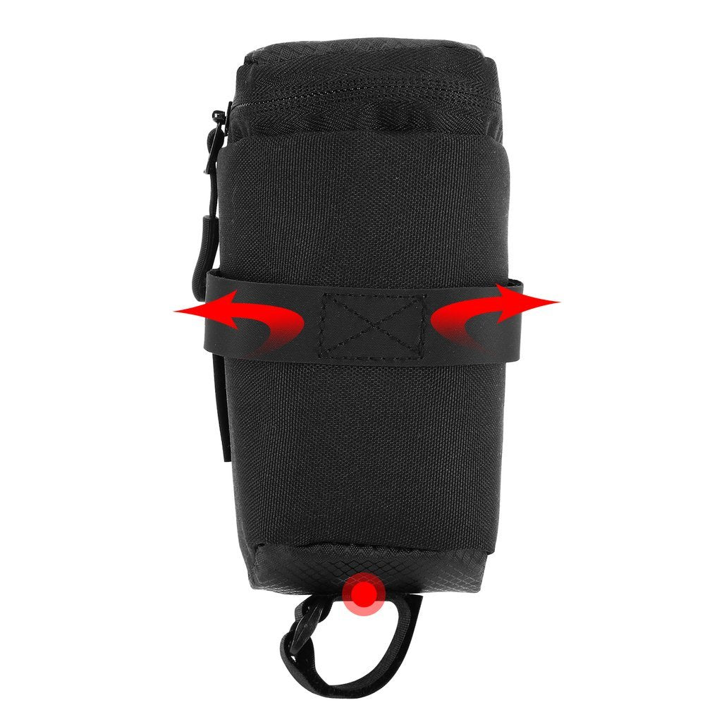 Wozinsky Bike Saddle Bag - Τσάντα Αποθήκευσης για Σέλα Ποδηλάτων 0,6L - Black - WBB8BK