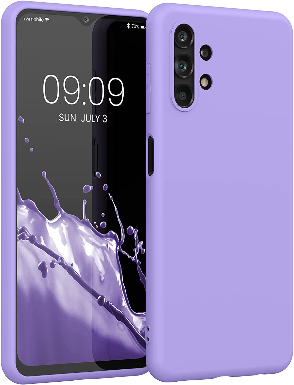 KW Samsung Galaxy A13 4G Θήκη Σιλικόνης TPU - Purple - 57805.222