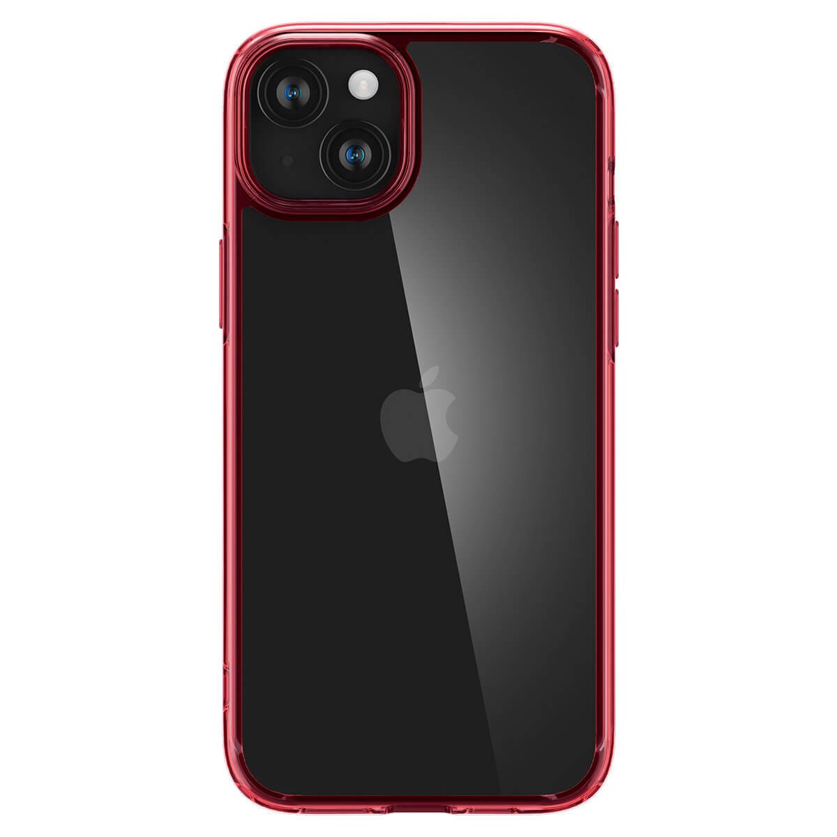 Spigen iPhone 15 Ultra Hybrid Σκληρή Θήκη με Πλαίσιο Σιλικόνης - Red Crystal