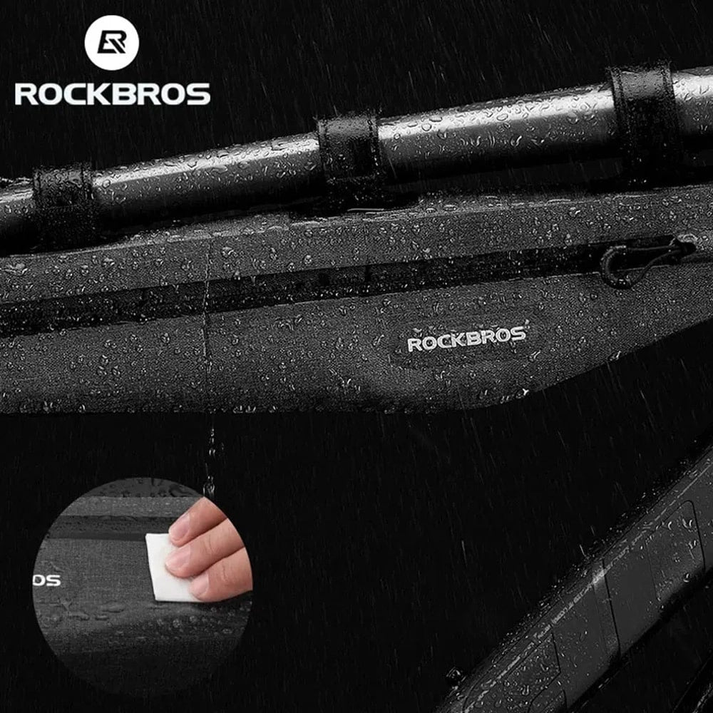 RockBros AS - 052 Αδιάβροχη Βαλίτσα Ποδηλάτου για τον Σκελετό - Grey