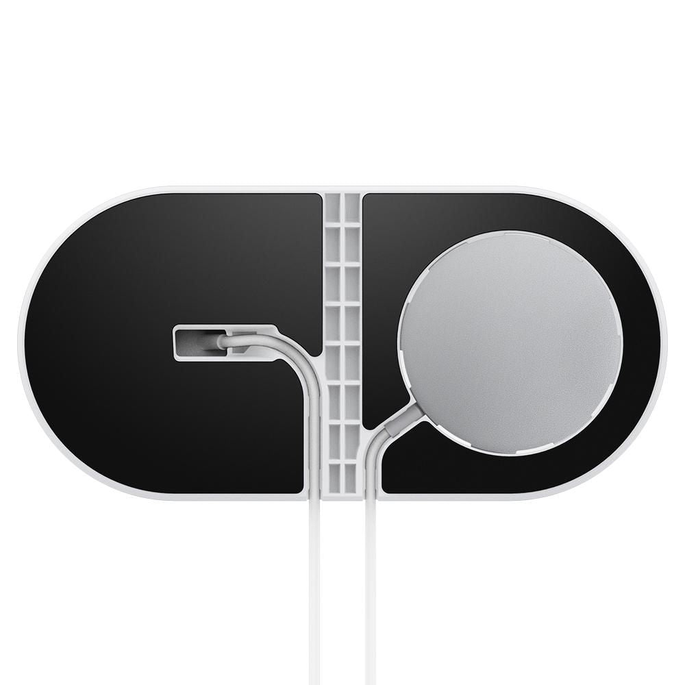 Spigen MagFit Duo Βάση Στήριξης για Φορτιστή MagSafe και Φορτιστή Apple Watch - Black