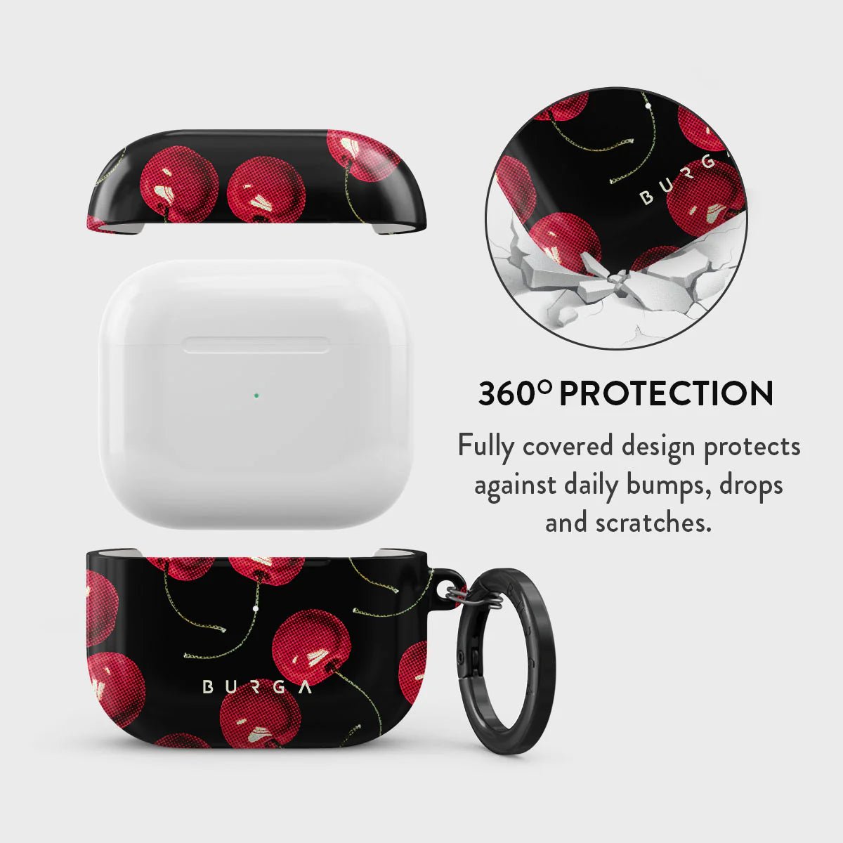 Burga AirPods 3 Σκληρή Θήκη - Cherrybomb