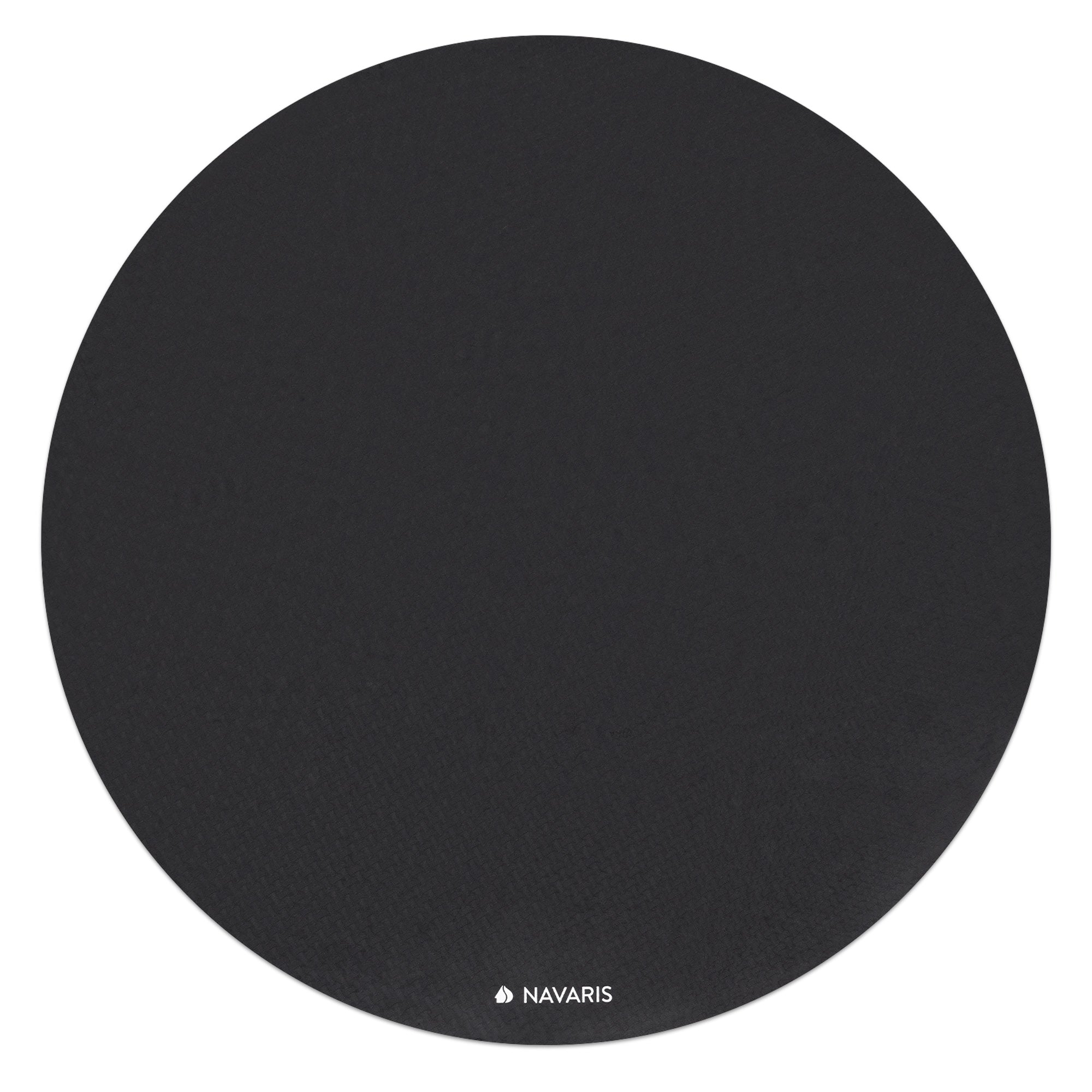 Navaris Στρόγγυλο Χαλάκι Yoga - Black - 54007.1