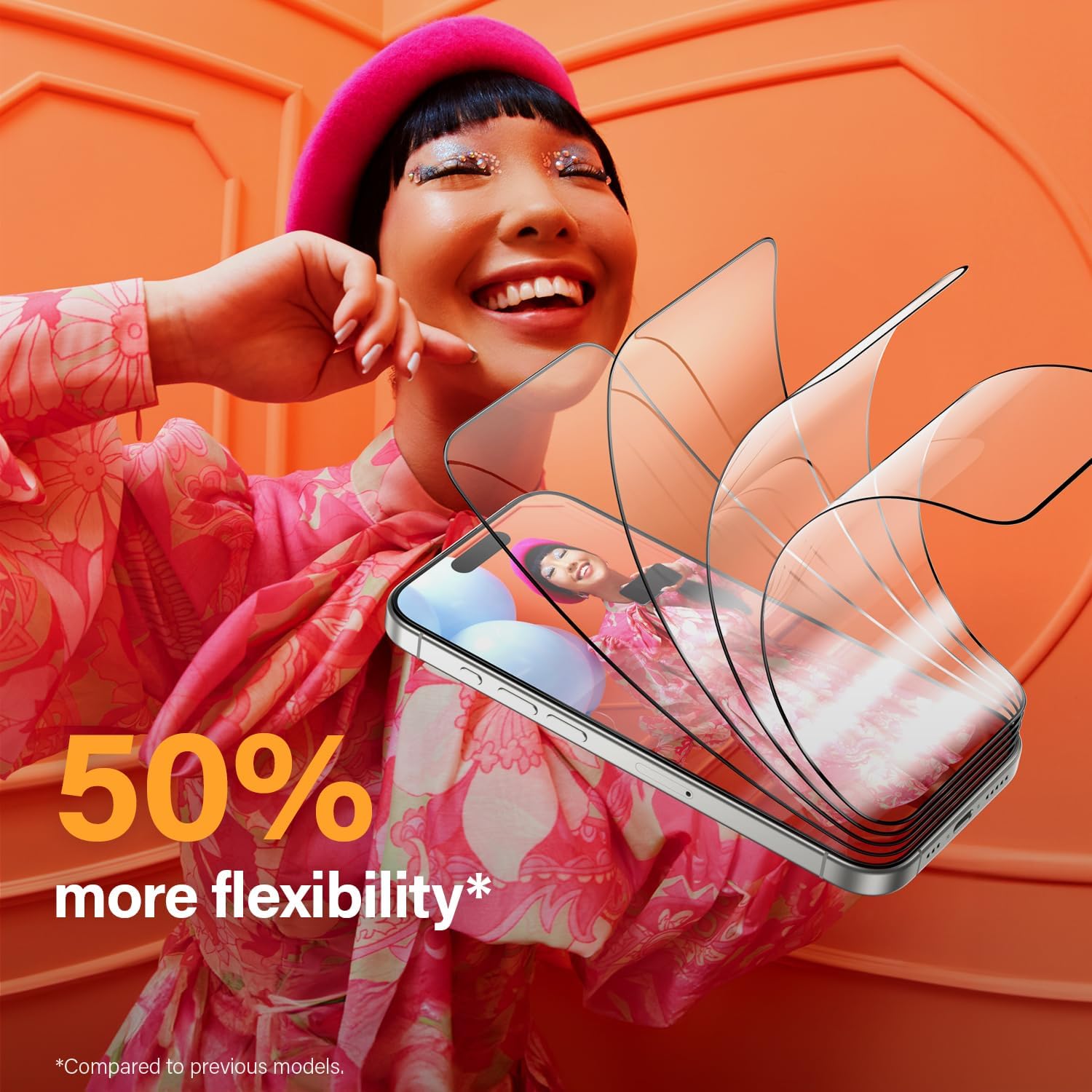 PanzerGlass iPhone 15 Pro Max Ultra - Wide Fit Easy Aligner Privacy Full Screen Αντιχαρακτικό Γυαλί Οθόνης - Black