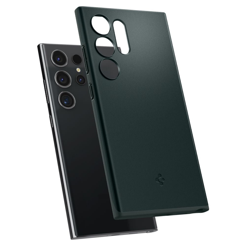 Spigen Samsung Galaxy S24 Ultra Thin Fit Σκληρή Θήκη - Abyss Green