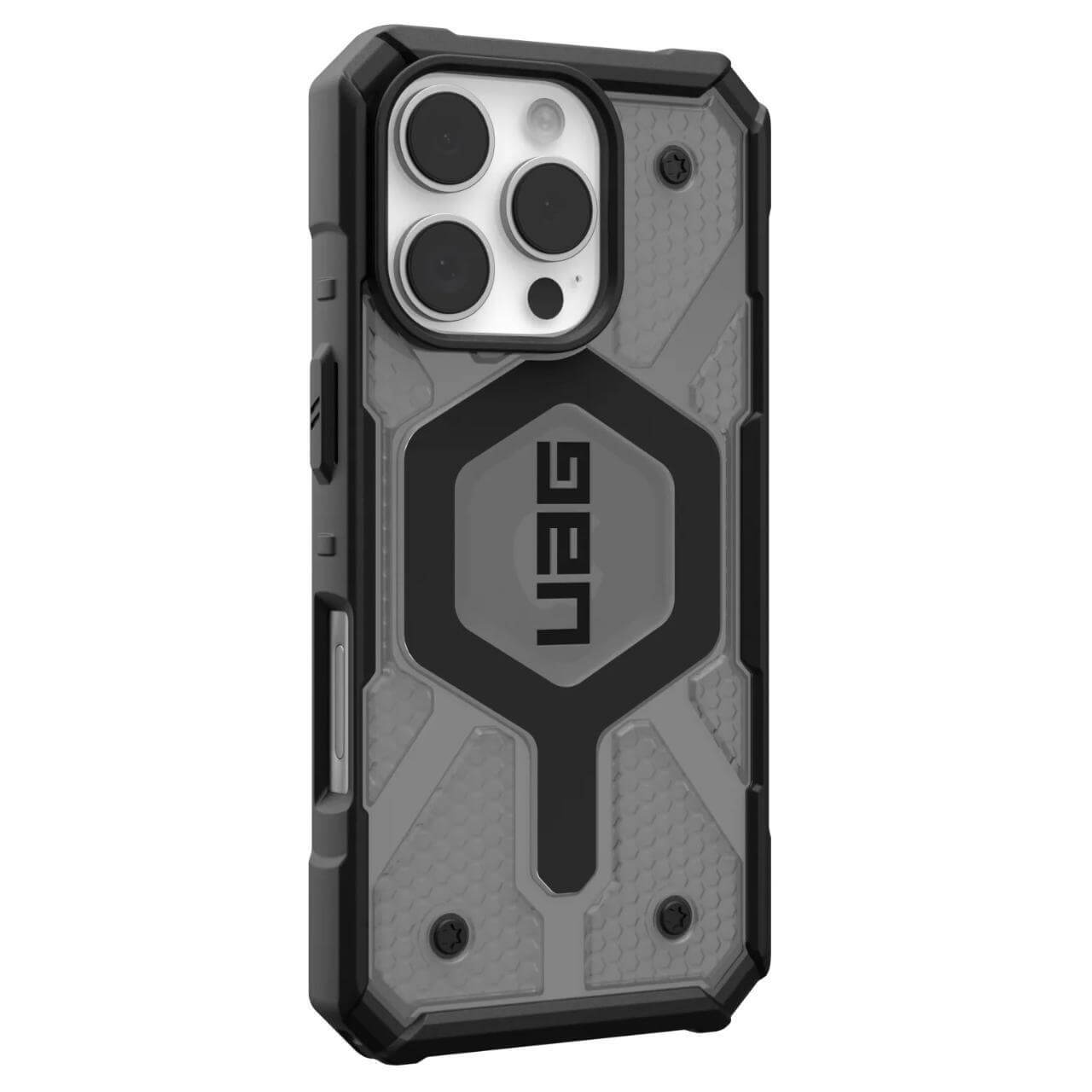 UAG iPhone 16 Pro Max Pathfinder Clear MagSafe Σκληρή Θήκη με MagSafe - Ash